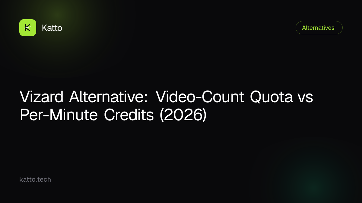 Vizard Alternative: Video-Count Quota vs Per-Minute Credits (2026)