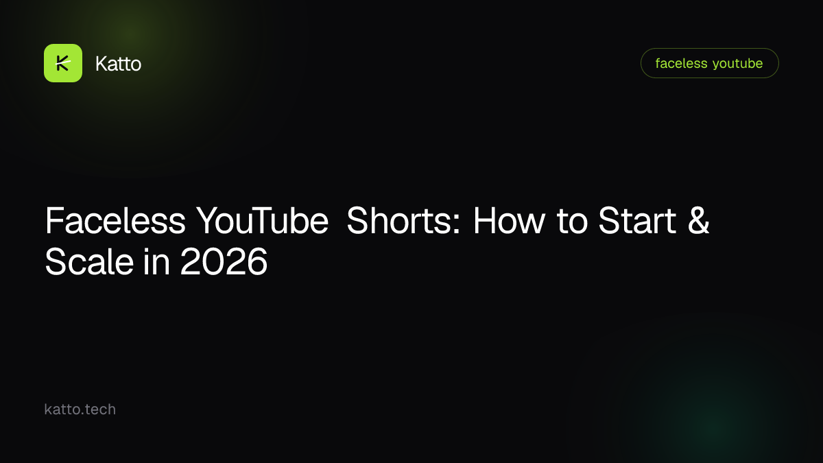Faceless YouTube Shorts: How to Start & Scale in 2026