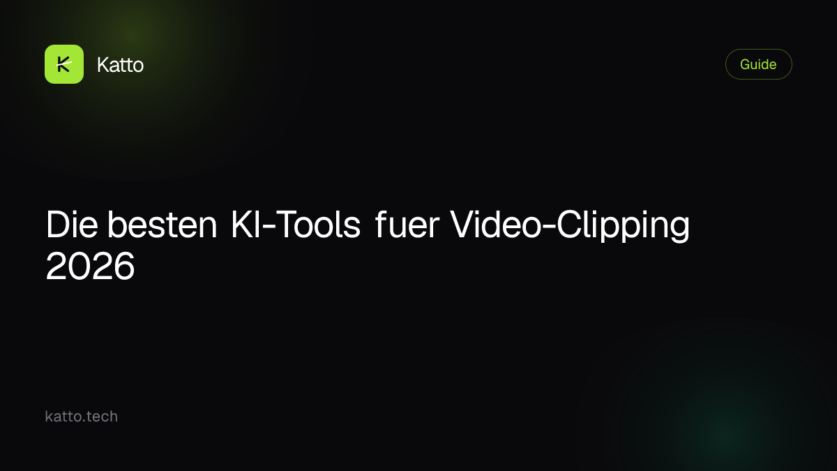 Die besten KI-Tools fuer Video-Clipping 2026