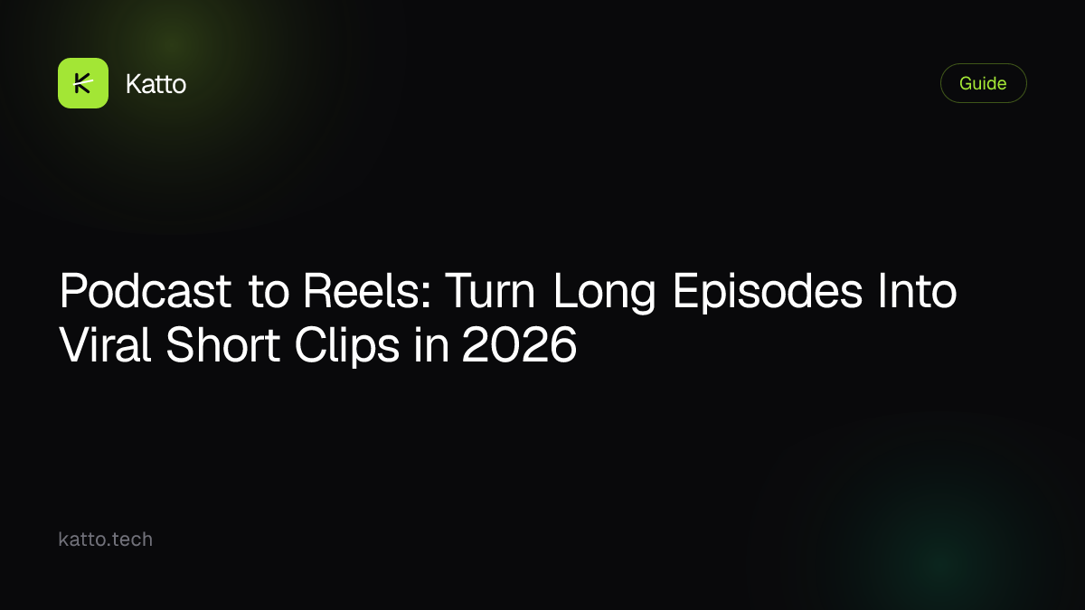 Podcast to Reels: Turn Long Episodes Into Viral Short Clips in 2026