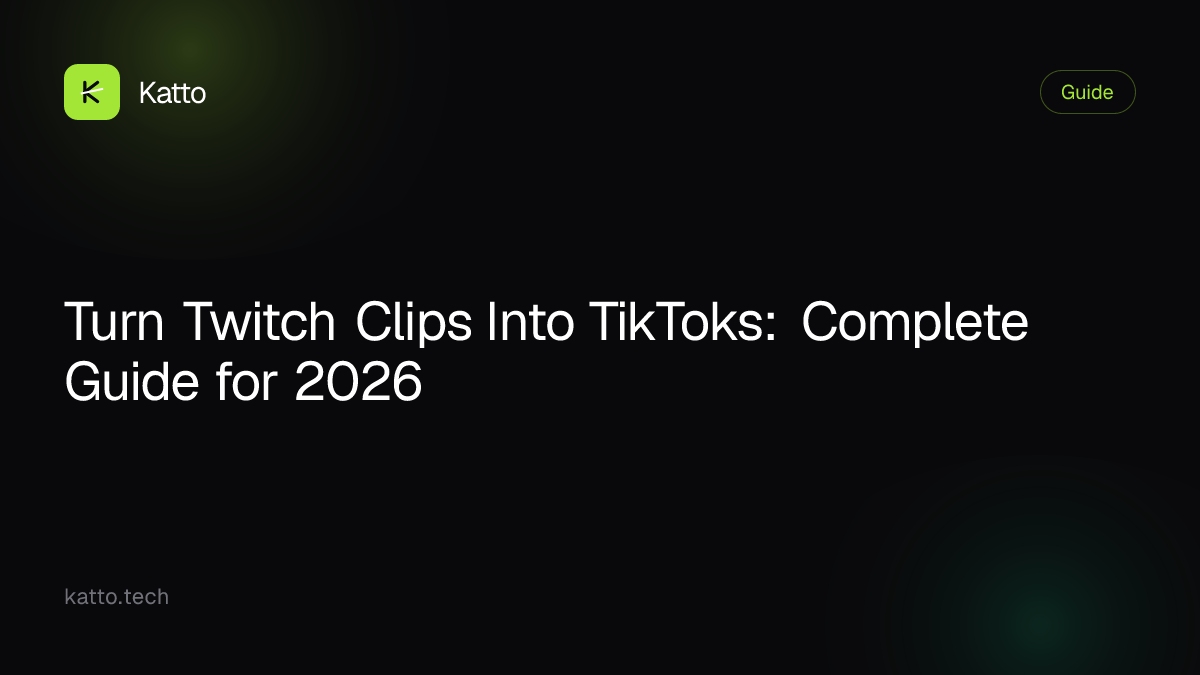 Turn Twitch Clips Into TikToks: Complete Guide for 2026