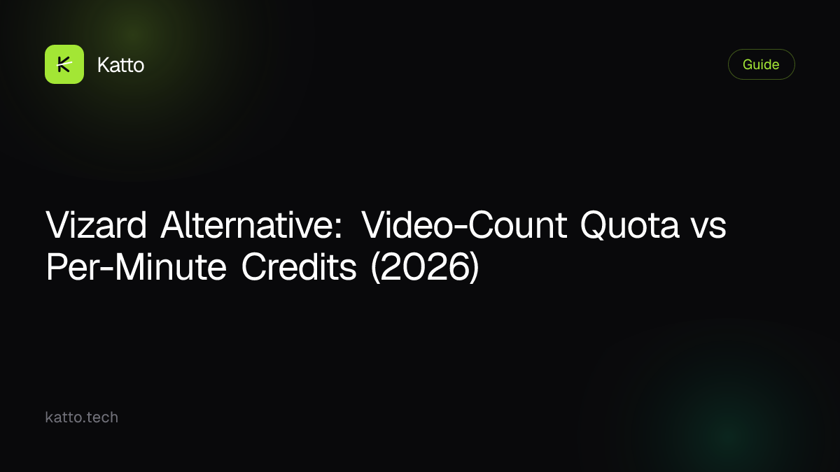 Vizard Alternative: Video-Count Quota vs Per-Minute Credits (2026)